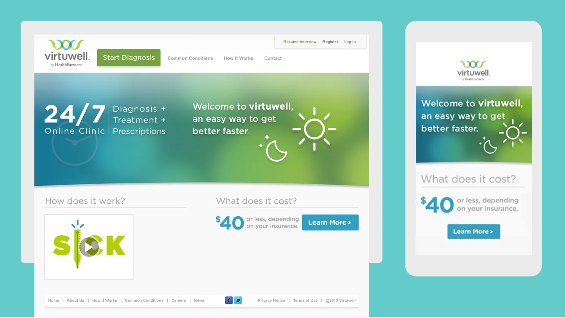 Virtuwell: Visual / UI Designp