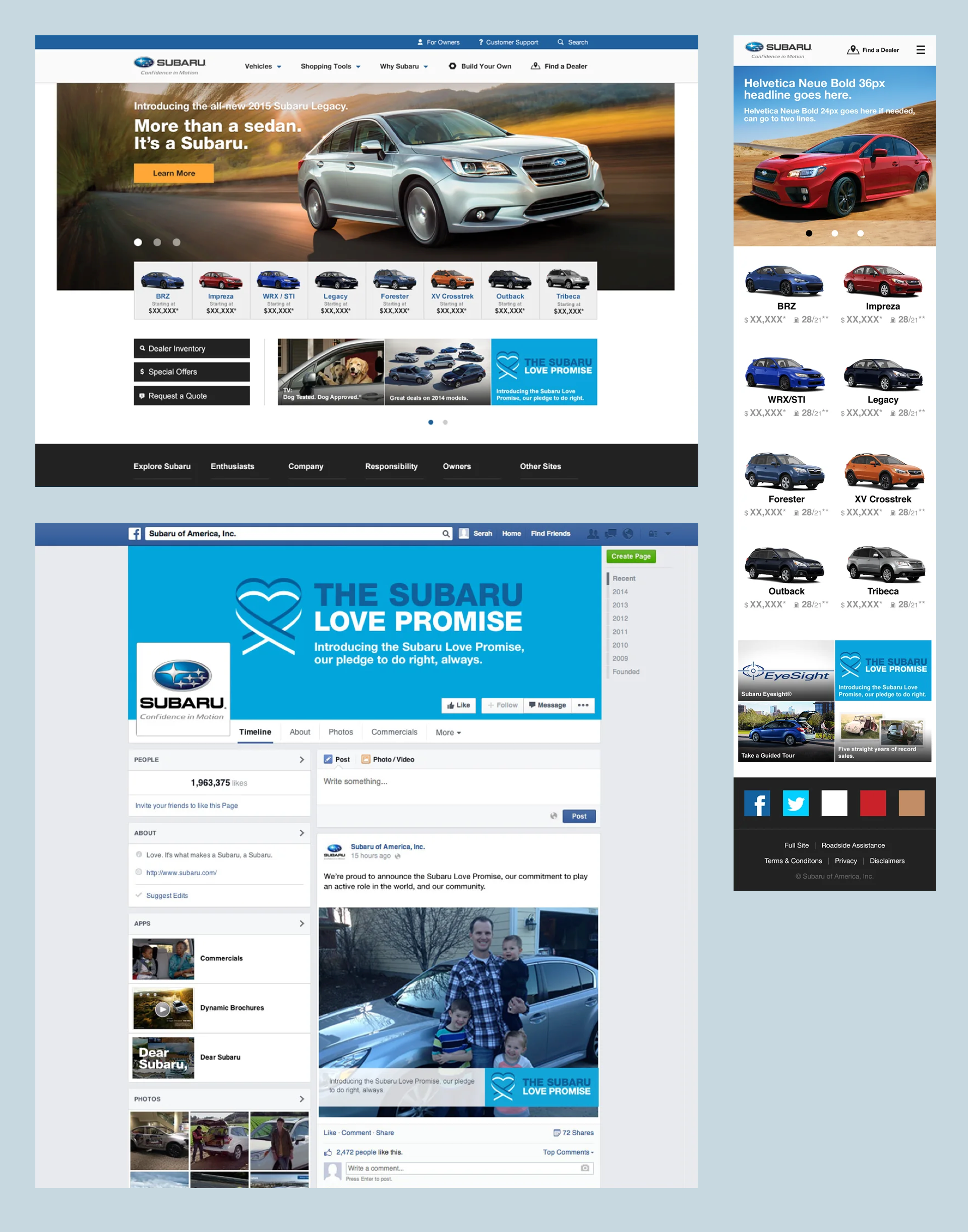 Subaru: Love Promise Campaign